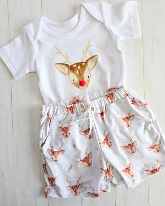 Boys 2 piece Reindeer set