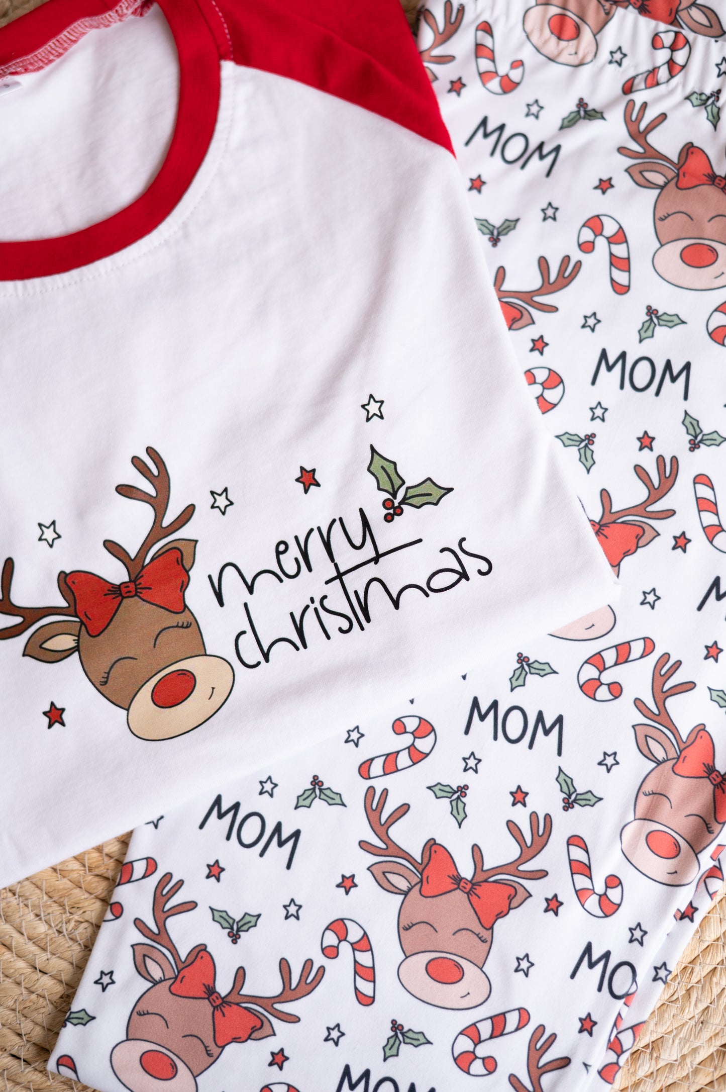 Reindeer PJ set- MOM/MAMMA