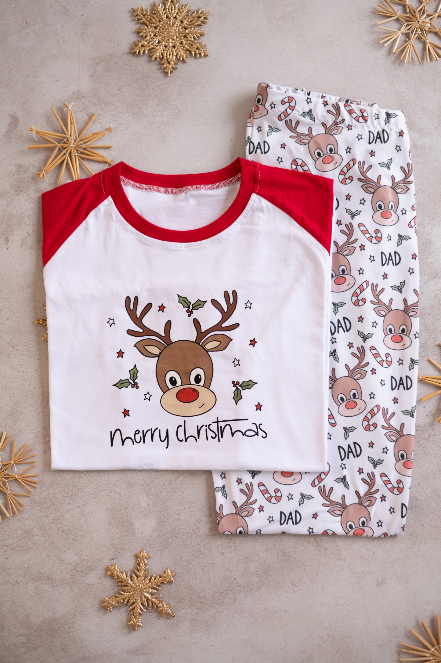 Reindeer Matching PJs- Brother/Sister/Baby