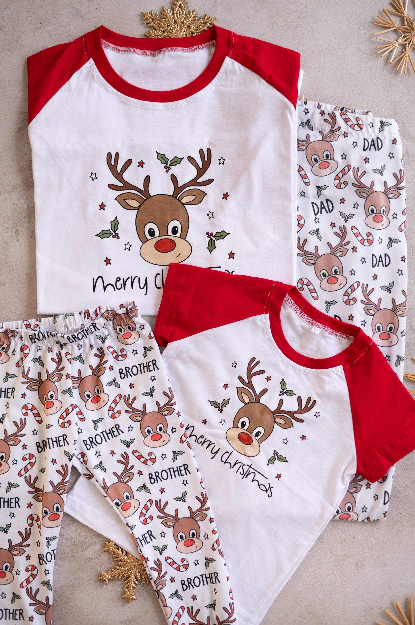 Family Reindeer PJ Set- DAD/ PAPPA