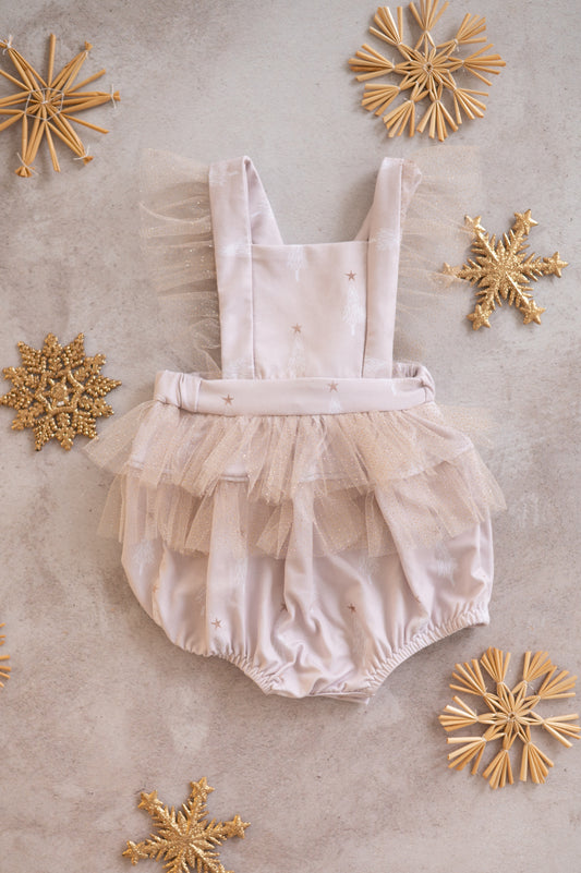 Tulle Christmas romper- Tinsel