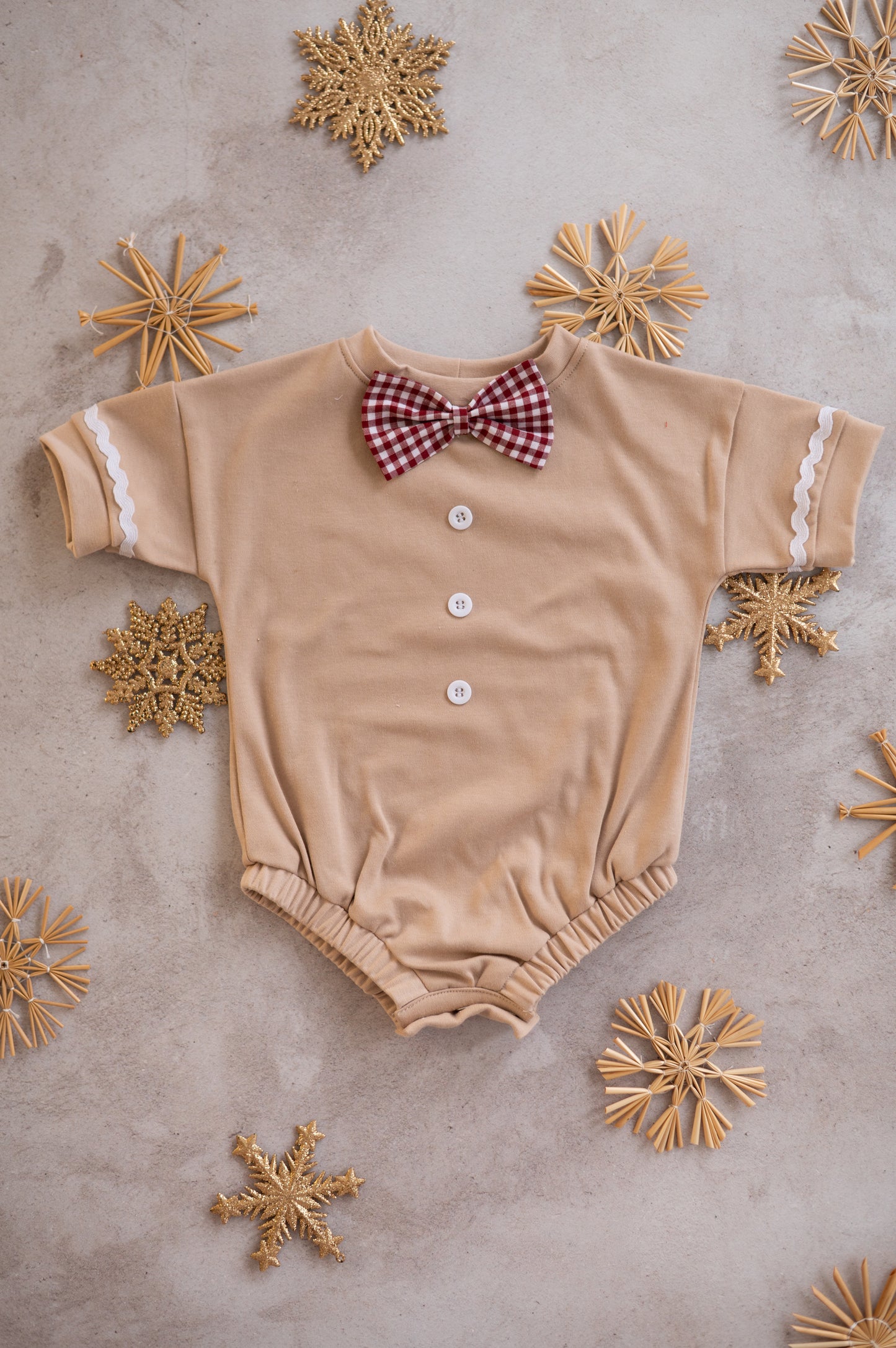 Gingerbread Romper
