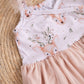 Cross over dress with tulle detail- Winter Deers