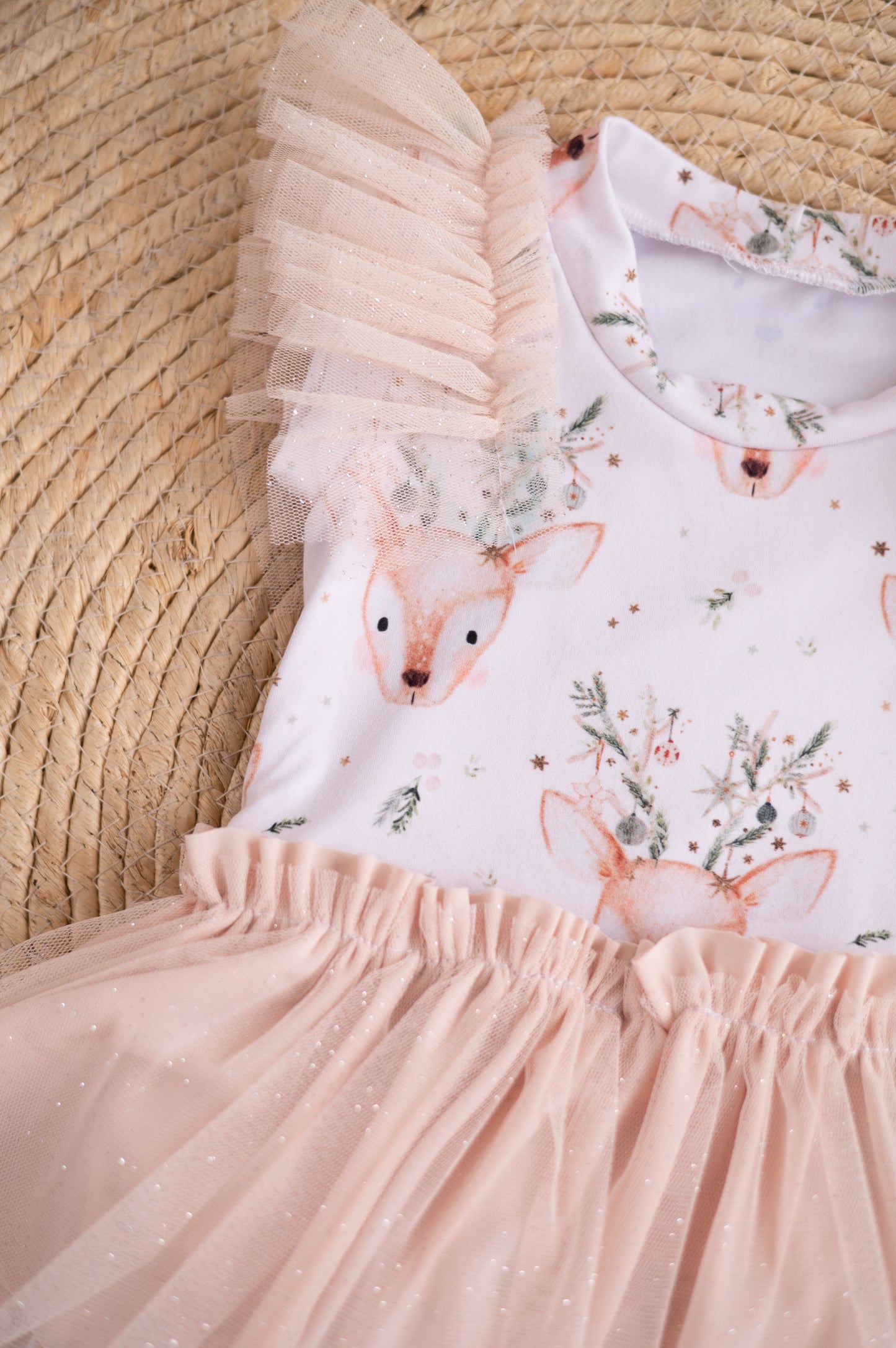 Christmas Tutu romper-Winter Reindeers