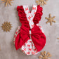 Big Bow Christmas Romper