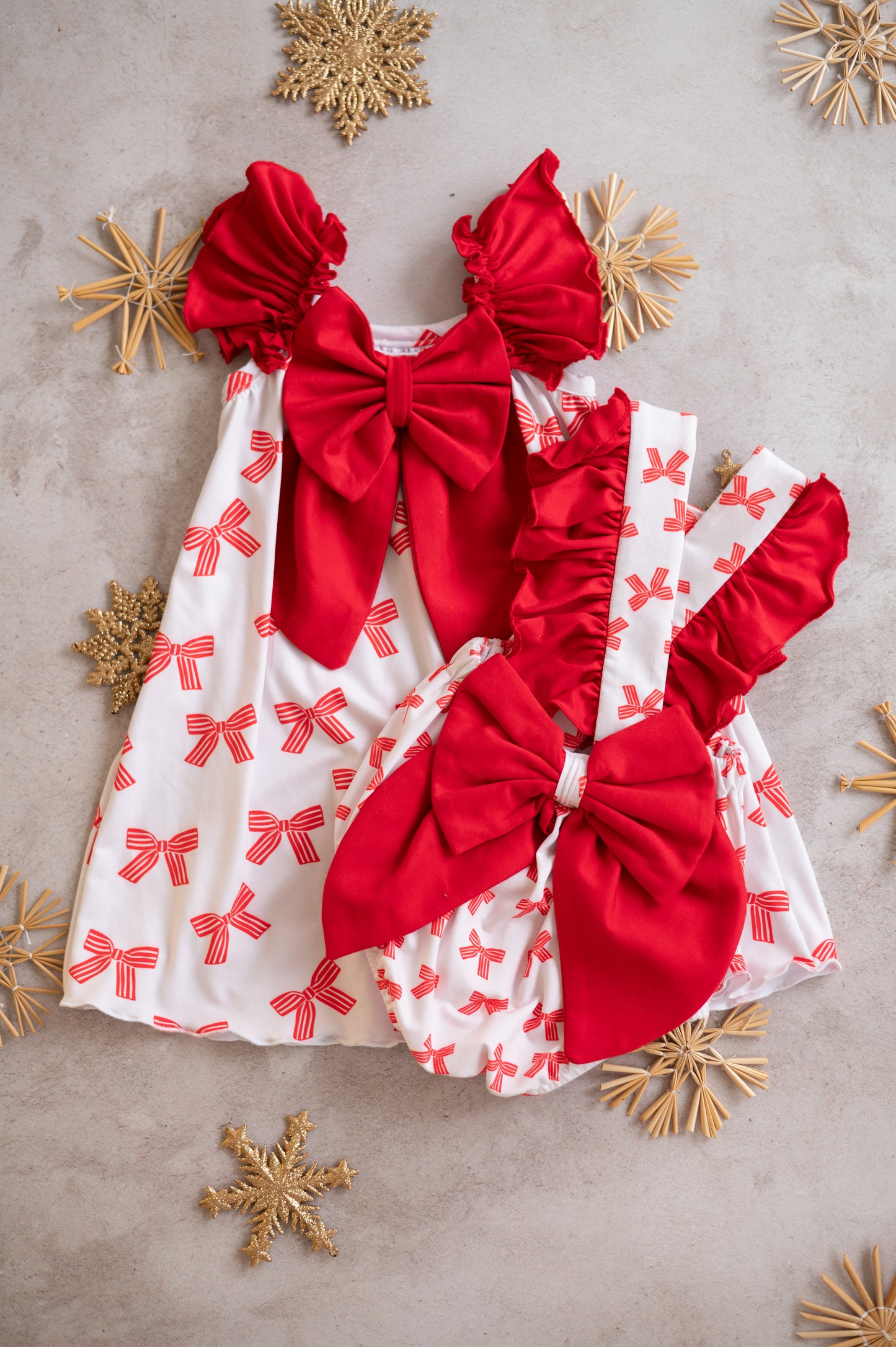 Big Bow Christmas Dress
