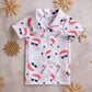 Button down Shirt- Cool Santa