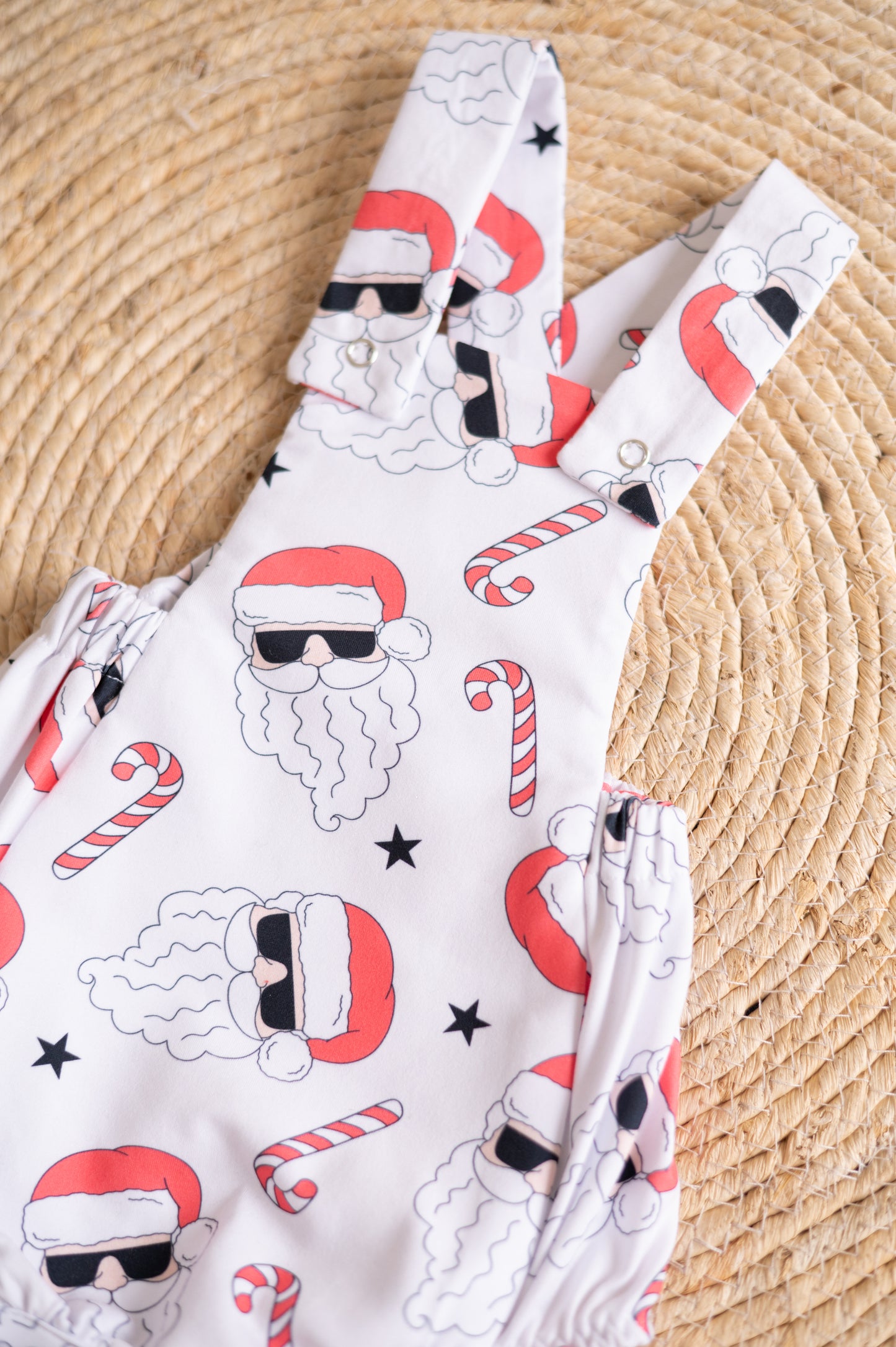 Classic Christmas romper- Cool Santa