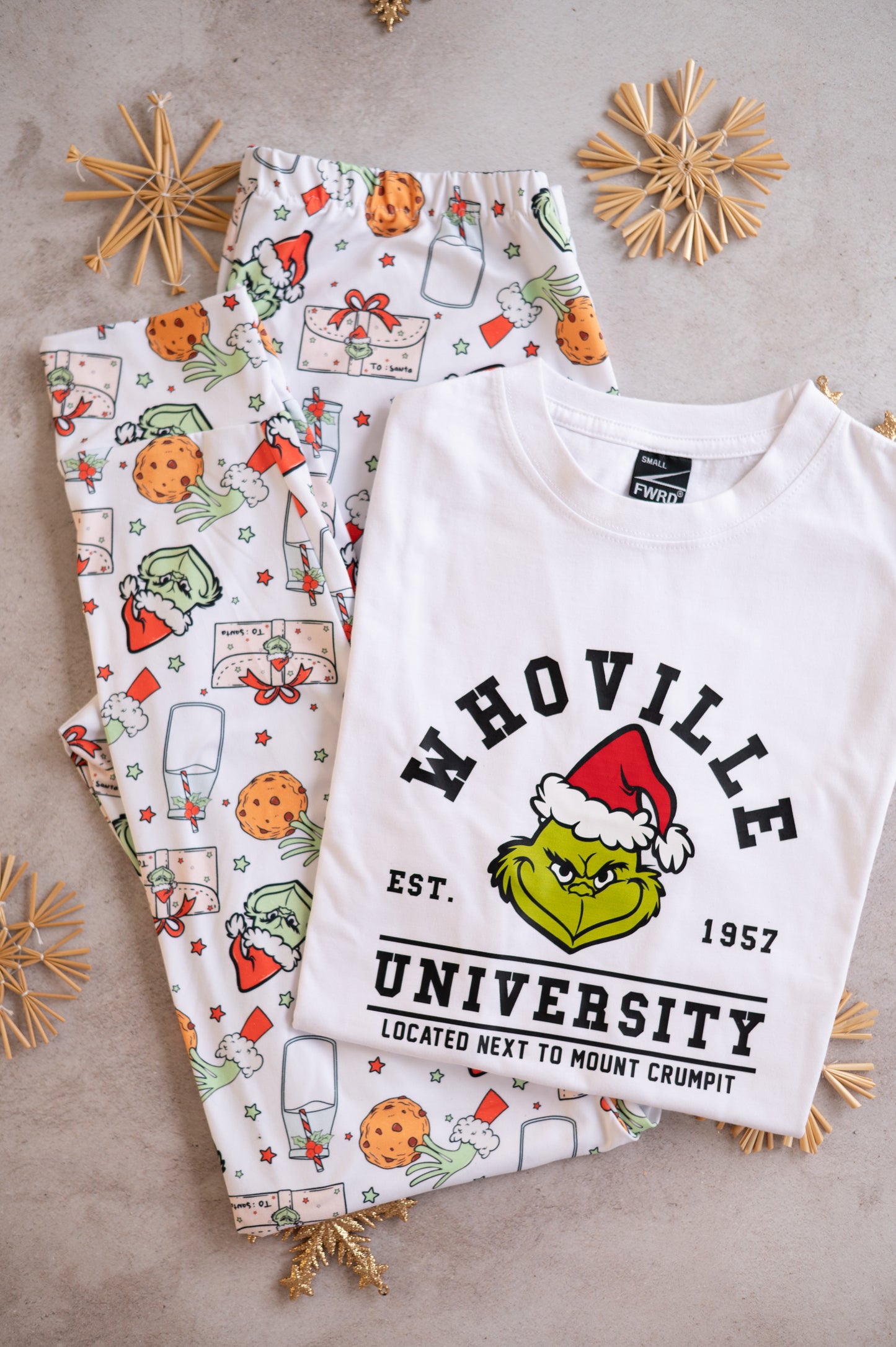 Adult Matching PJ set- Grinchmas (2 Styles)