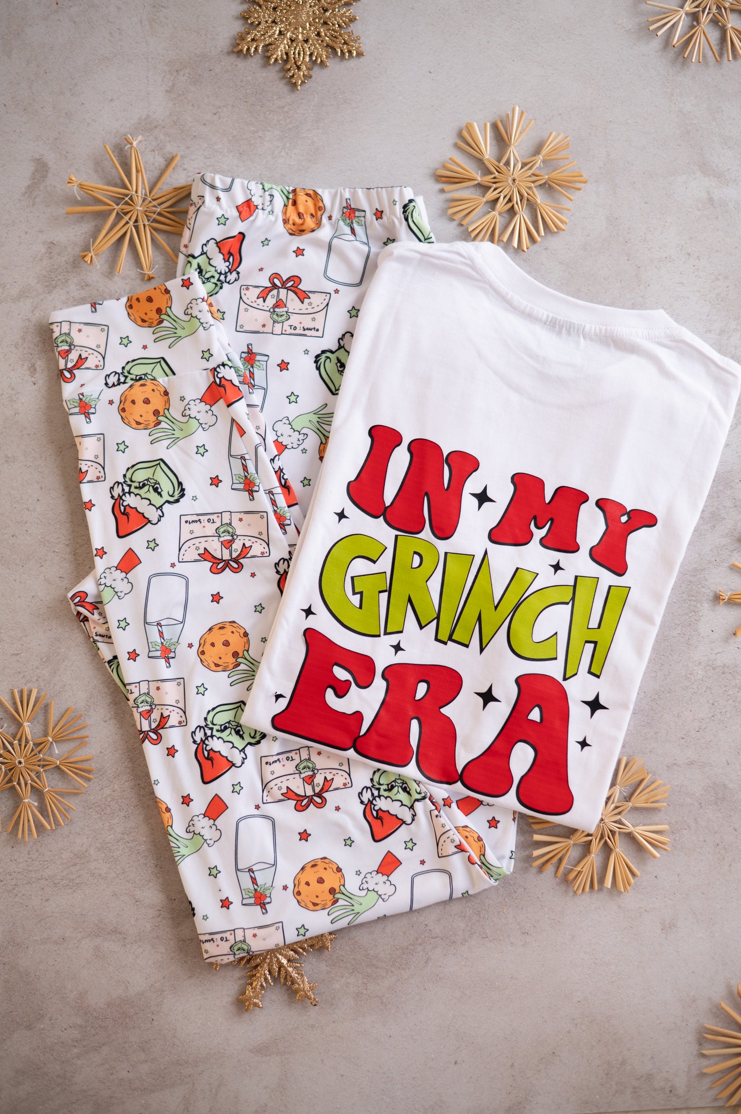 Adult Matching PJ set- Grinchmas (2 Styles)