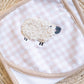 Burp Cloth- Sheep applique