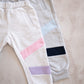 Color Block Sweater- Pink, Lilac and Grey