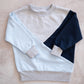 Color Block Tracksuit set- Navy, Light blue and Grey