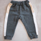 Color block Tracksuit set- Charcoal, Stone & Grey Melange