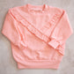 Frilly Sweater- Peach