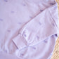 Bow embroidered Sweater and Tracksuit- Lilac
