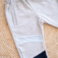 Color Block Tracksuit set- Navy, Light blue and Grey
