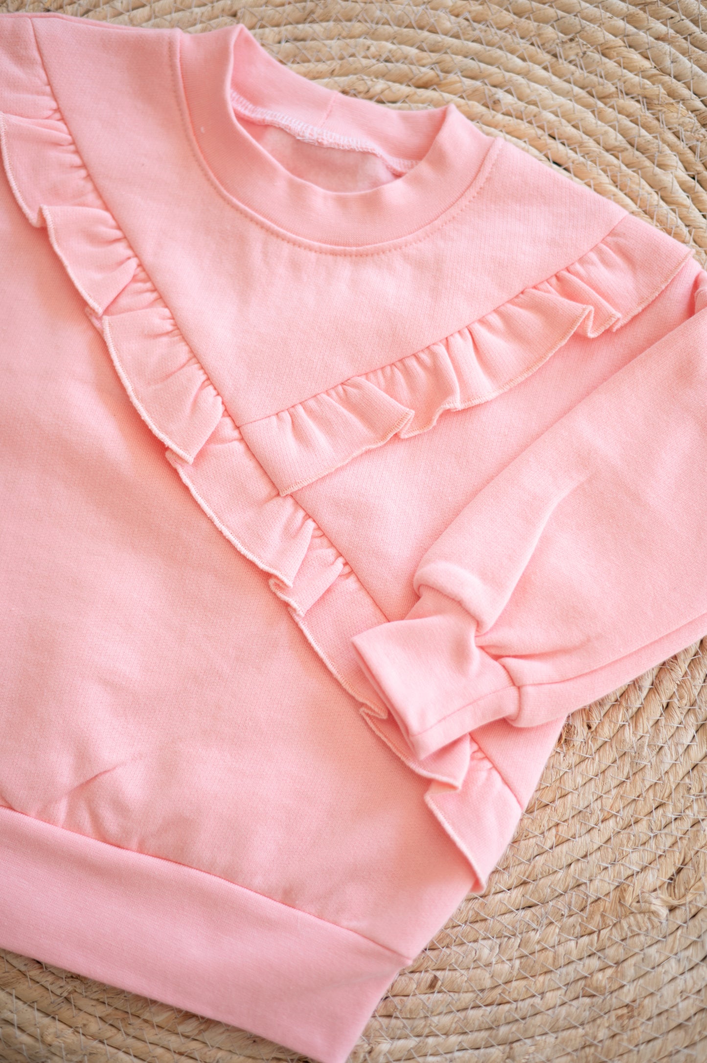 Frilly Sweater- Peach