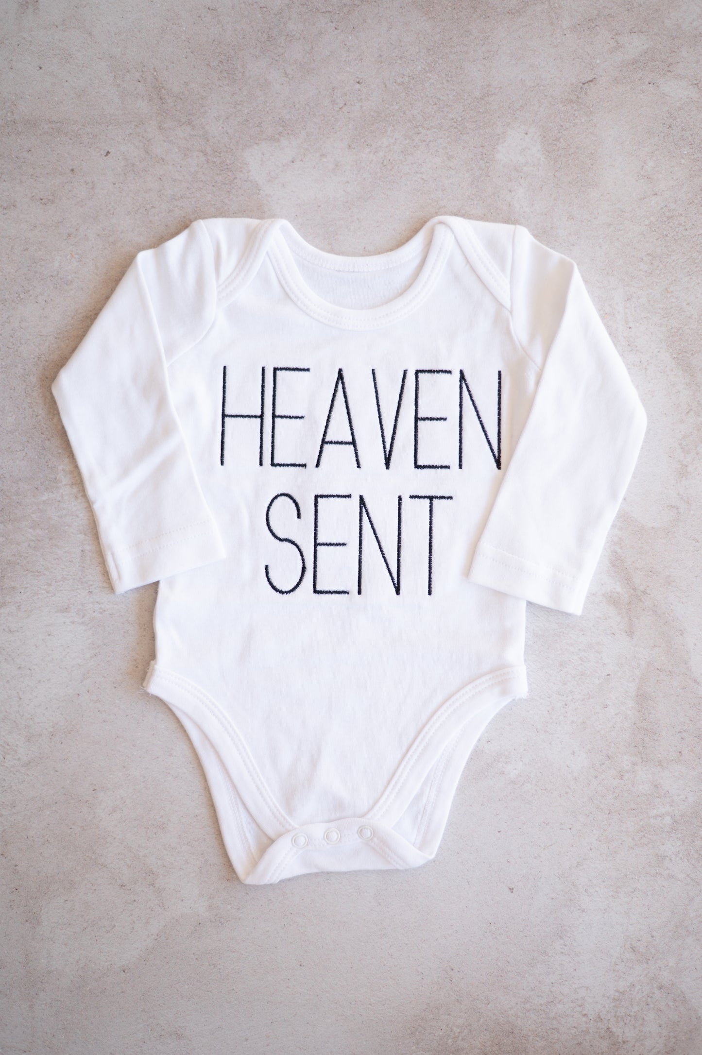 Embroidered Bodysuit-Heaven sent