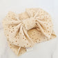 Big Bow headband- Beige