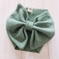 Big Bow Headband- Dark Ivy