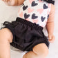 Girls 3 piece set- Black & Pink Hearts