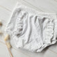 Front Ruffle Bloomers- Embroidered White