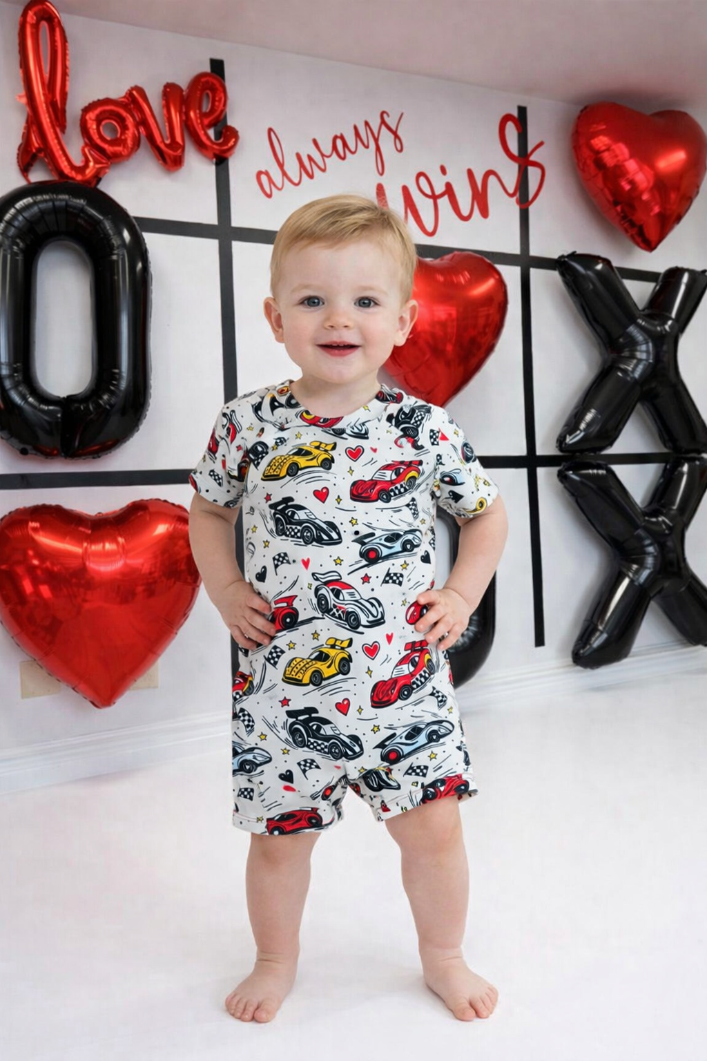 Romper- You Make my Heart Race