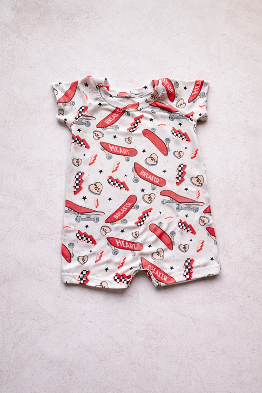 Romper- Heart breaker