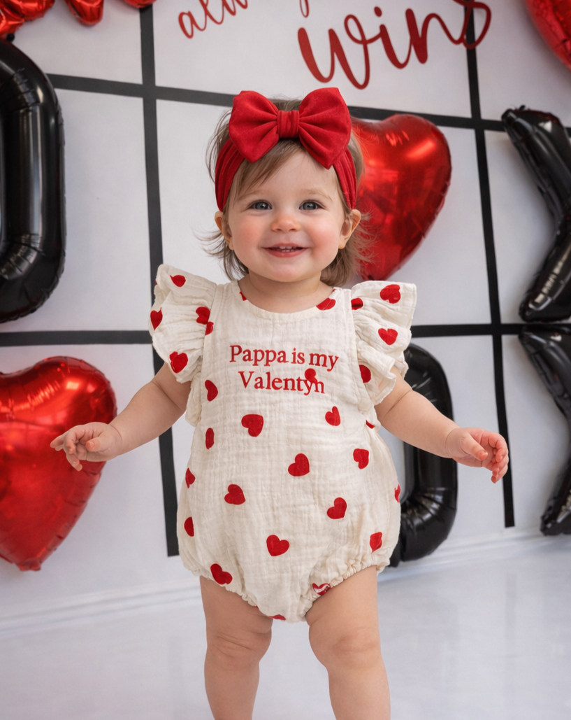 Swan romper- With Embroidery