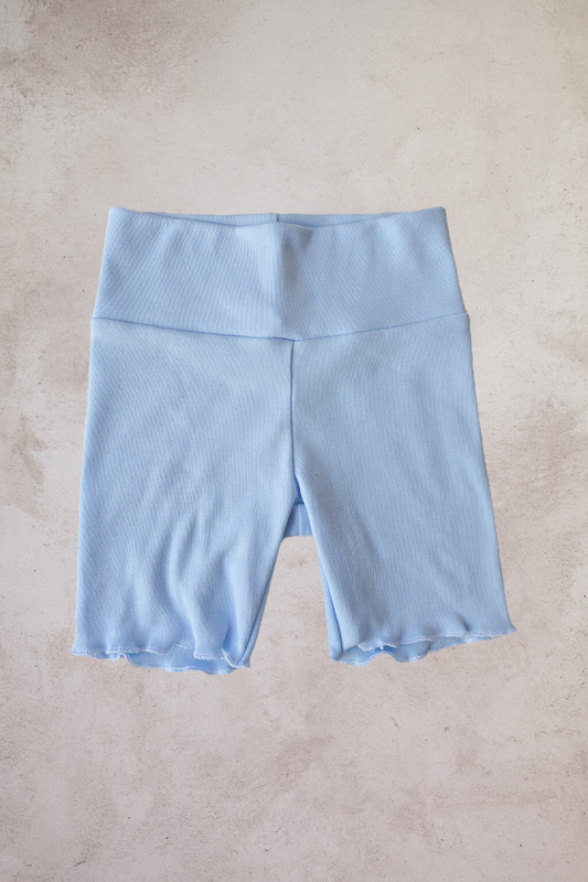 Biker Shorts- Pastel Blue