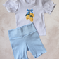 Biker Shorts- Pastel Blue