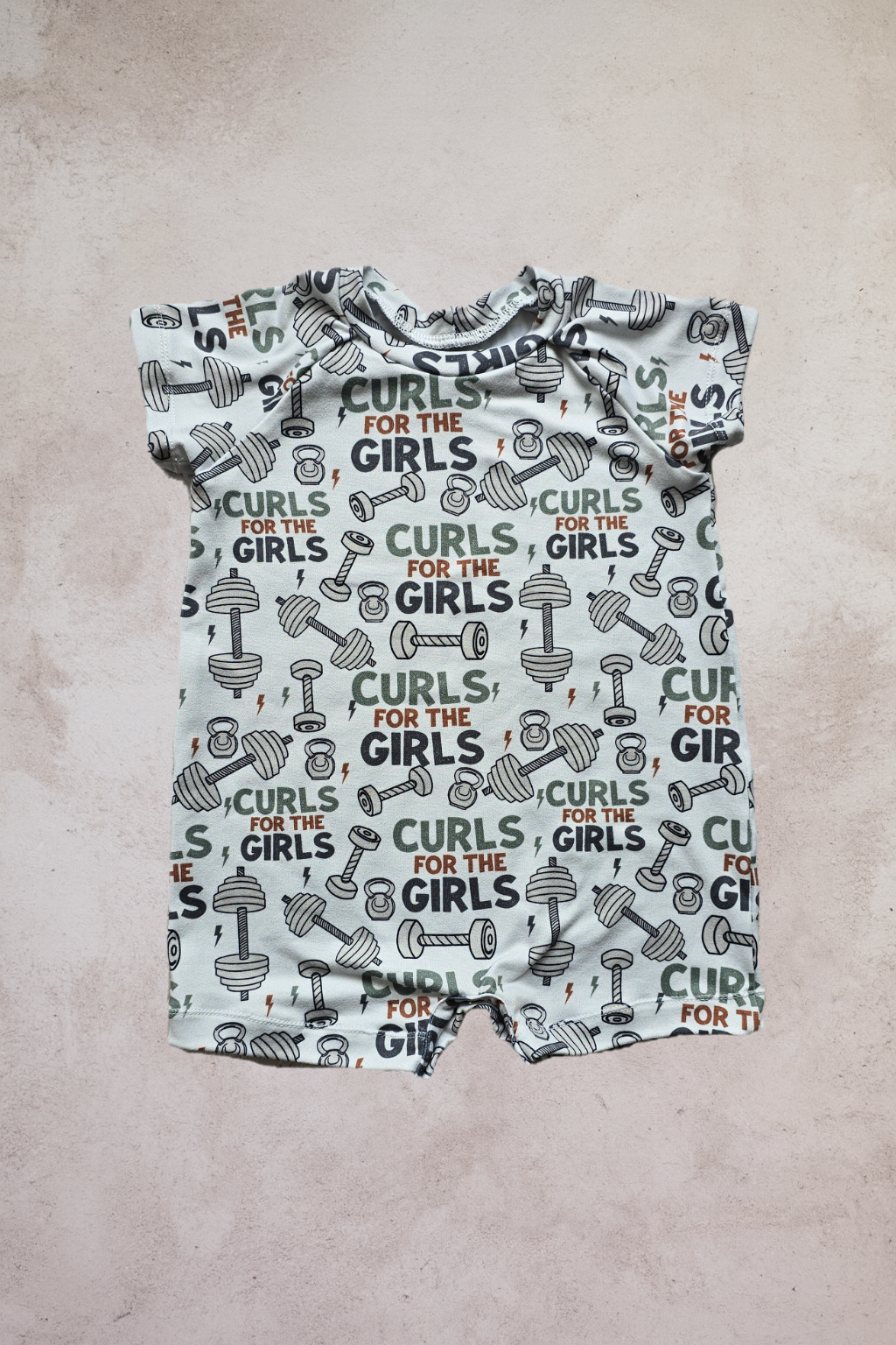 Raglan Romper- Curls for the Girls