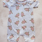 Short Zippy- Pink Sea Turtle