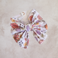 Big Bow Headband- Retro Flowers