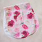 Burp Cloth-Magenta Flowers
