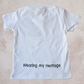 Ubuntu inspired embroidered T shirt( only)