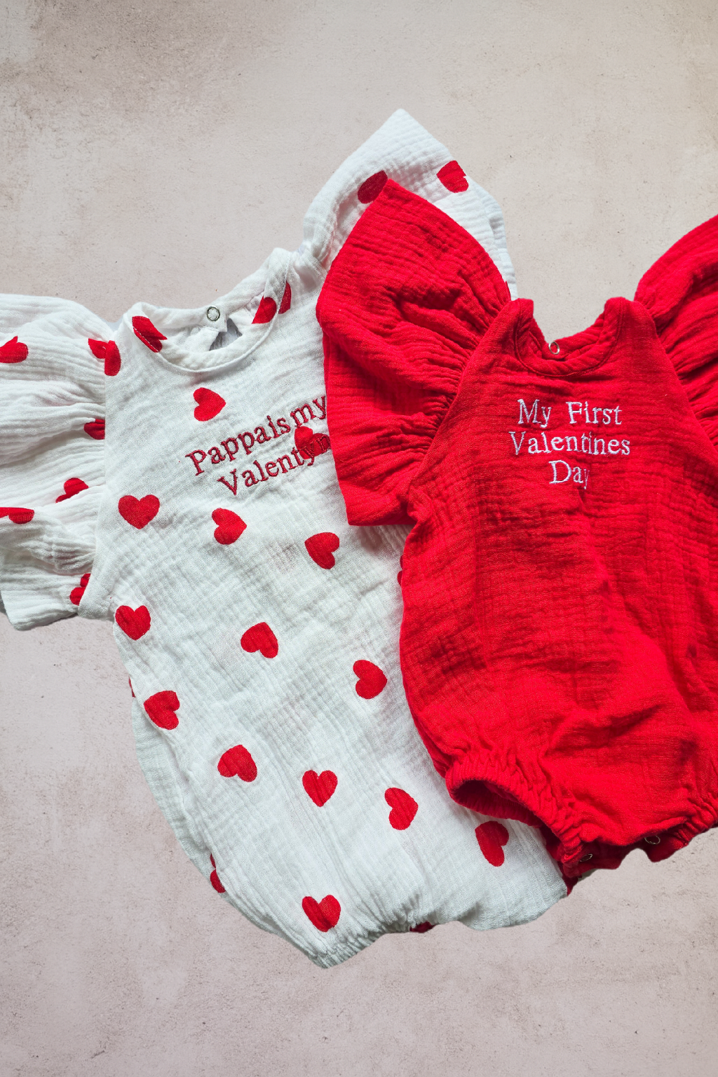 Swan romper- With Embroidery