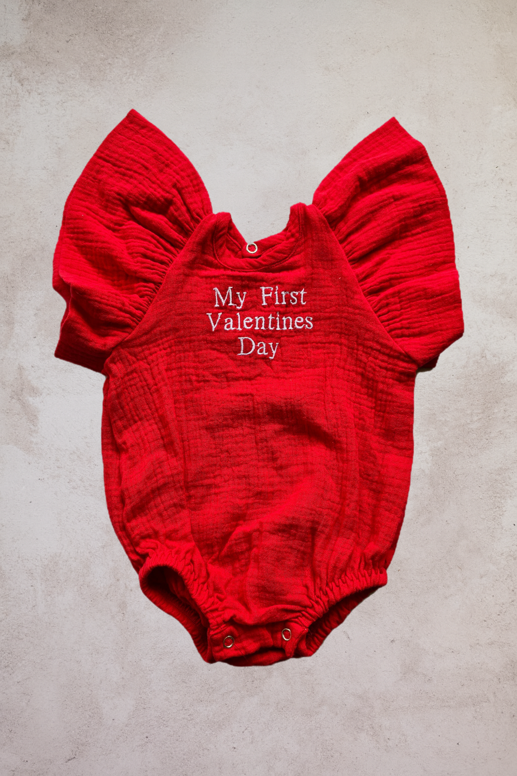 Swan romper- With Embroidery