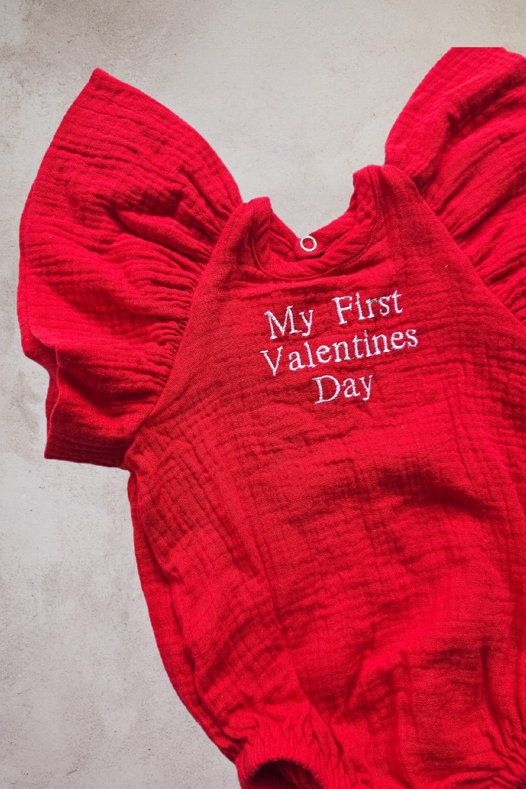 Swan romper- With Embroidery