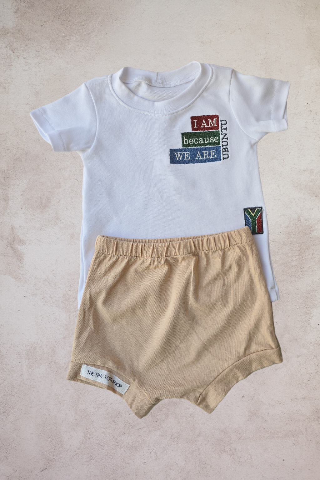 Ubuntu inspired embroidered T shirt( only)