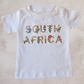 Embroidered South Africa with floral motif T shirt (Only)