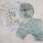 Boys Matching set- Jungle Friends( Sage)