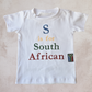 S is for Sout African embroidered T shirt (only) Unisex