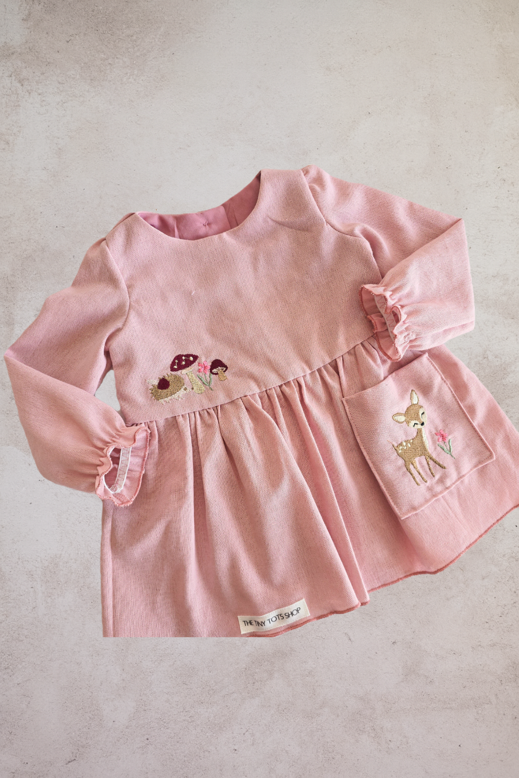 Mila Dress- Pink Woodland
