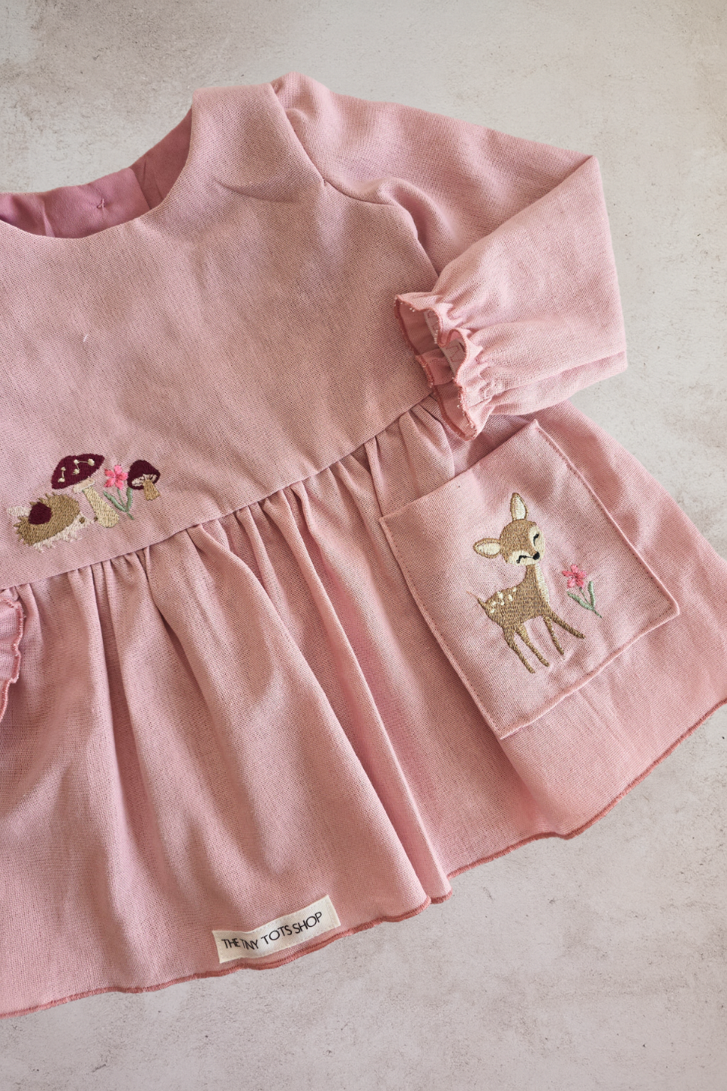 Mila Dress- Pink Woodland