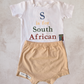 S is for Sout African embroidered T shirt (only) Unisex