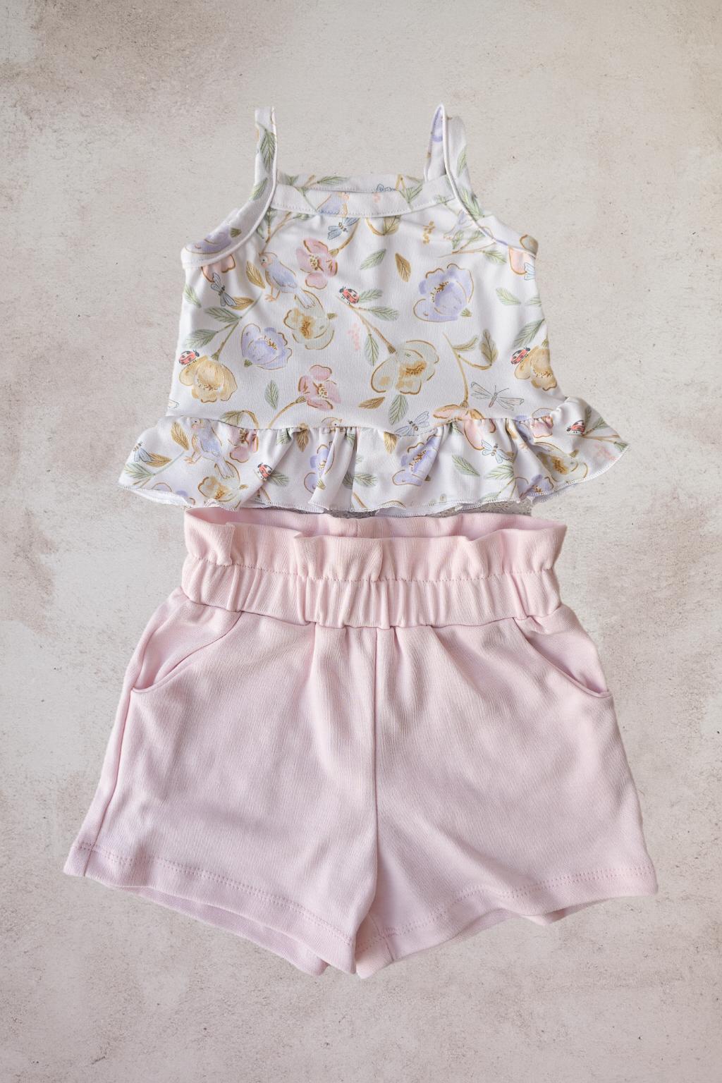 Dara Set in Pastel Pink