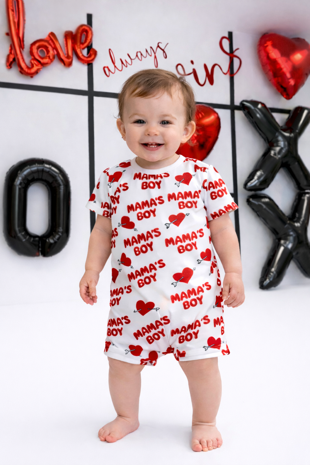 Raglan Romper- Mama's Boy