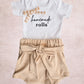 Homemade roll embroidered set